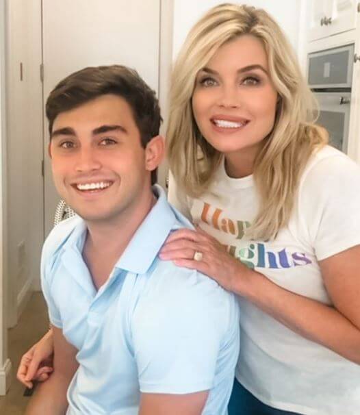 Nadine Caridi with son Carter Belfort.